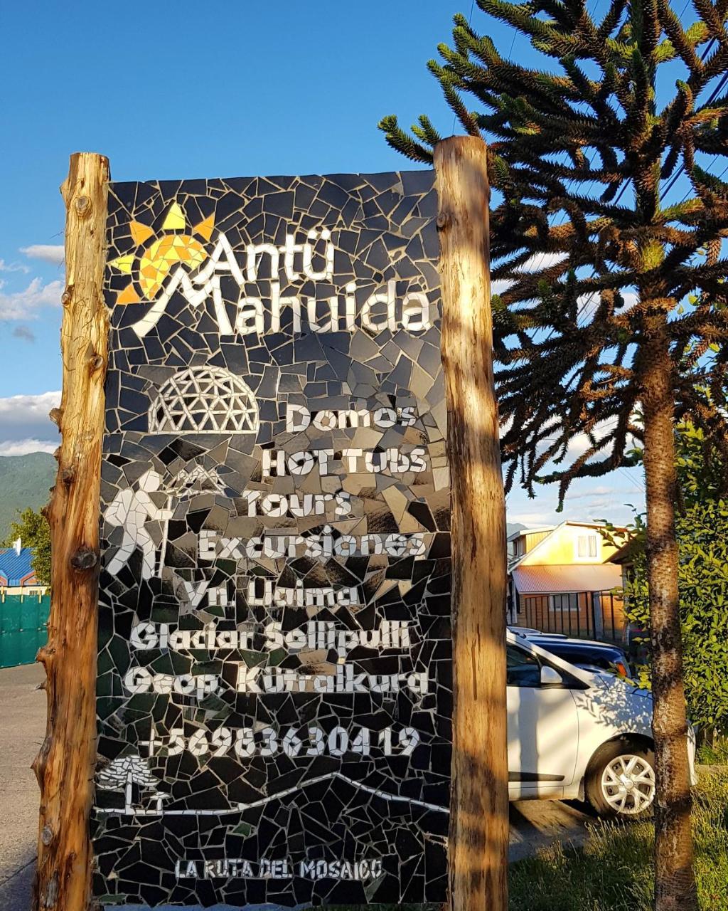 Antu Mahuida Domos Y Habitaciones Melipeuco Ngoại thất bức ảnh